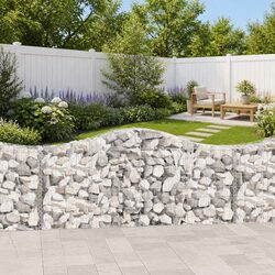 Durable Arched Gabion Baskets - 13pcs Garden Barrier Set