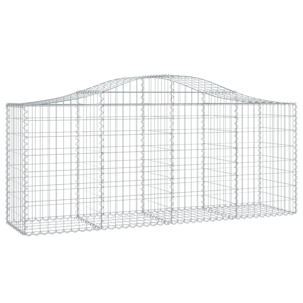 Arched Gabion Baskets for Garden Barriers