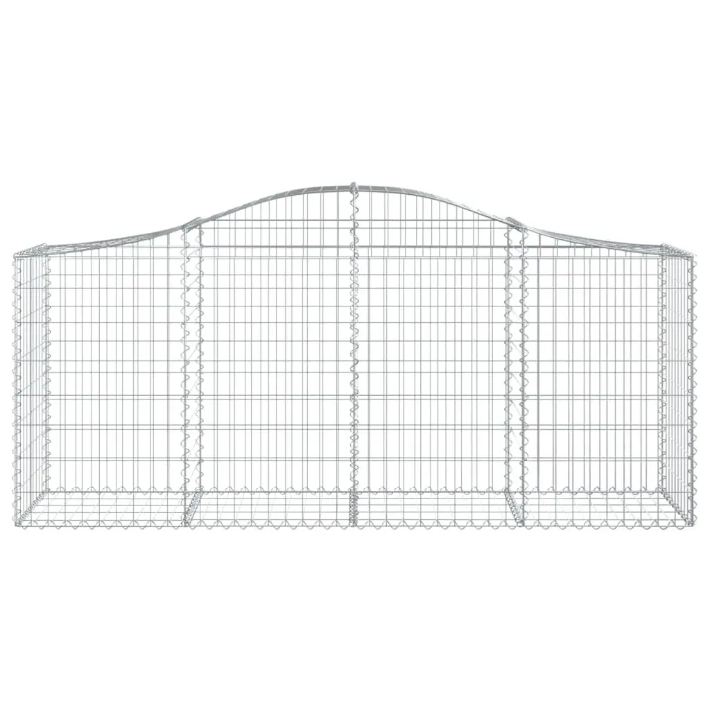 Arched Gabion Baskets for Garden Barriers