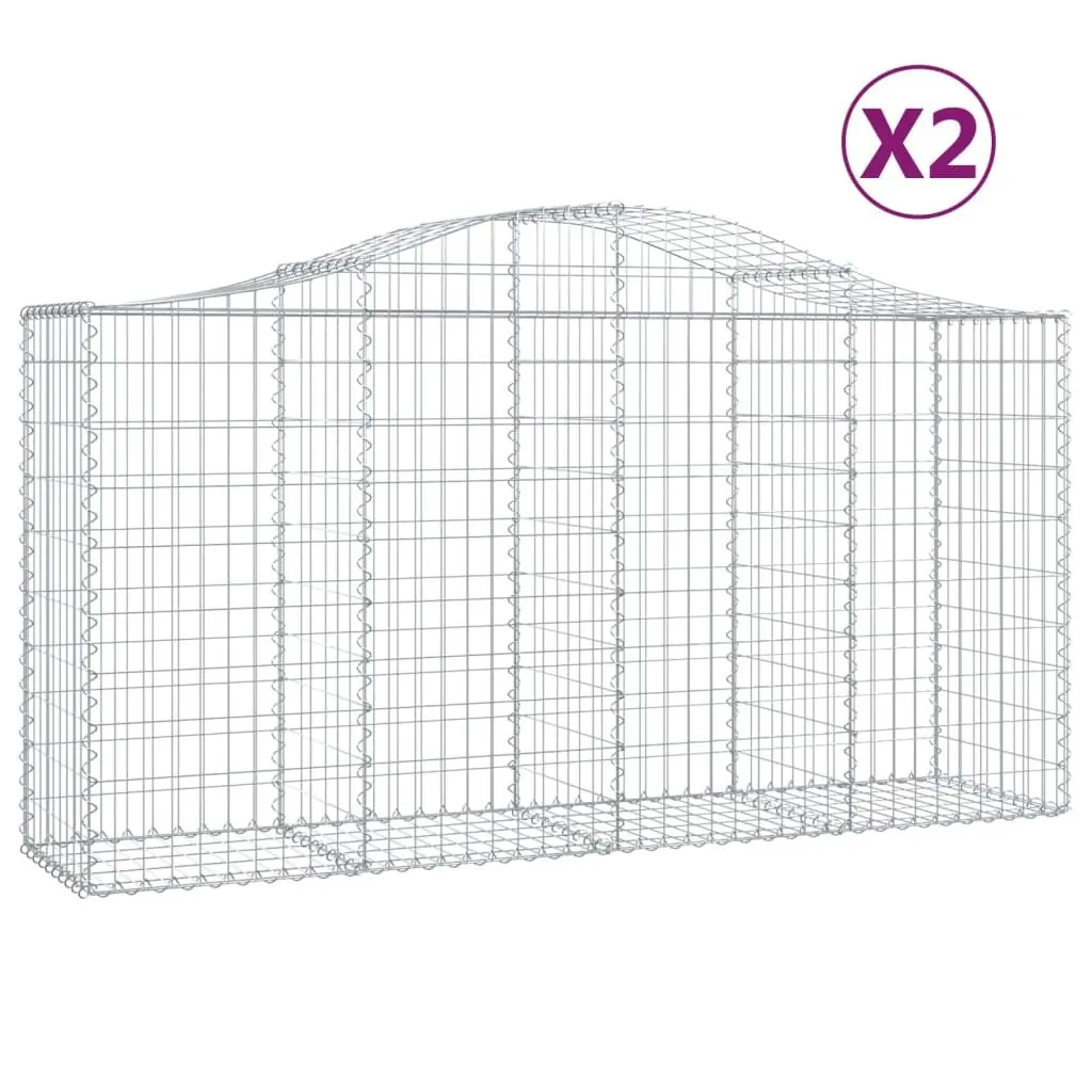 Arched Gabion Baskets for Outdoor Barriers