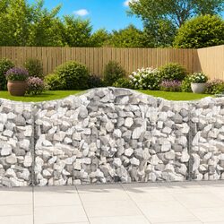 Sturdy 10pc Arched Gabion Baskets for Outdoor Use