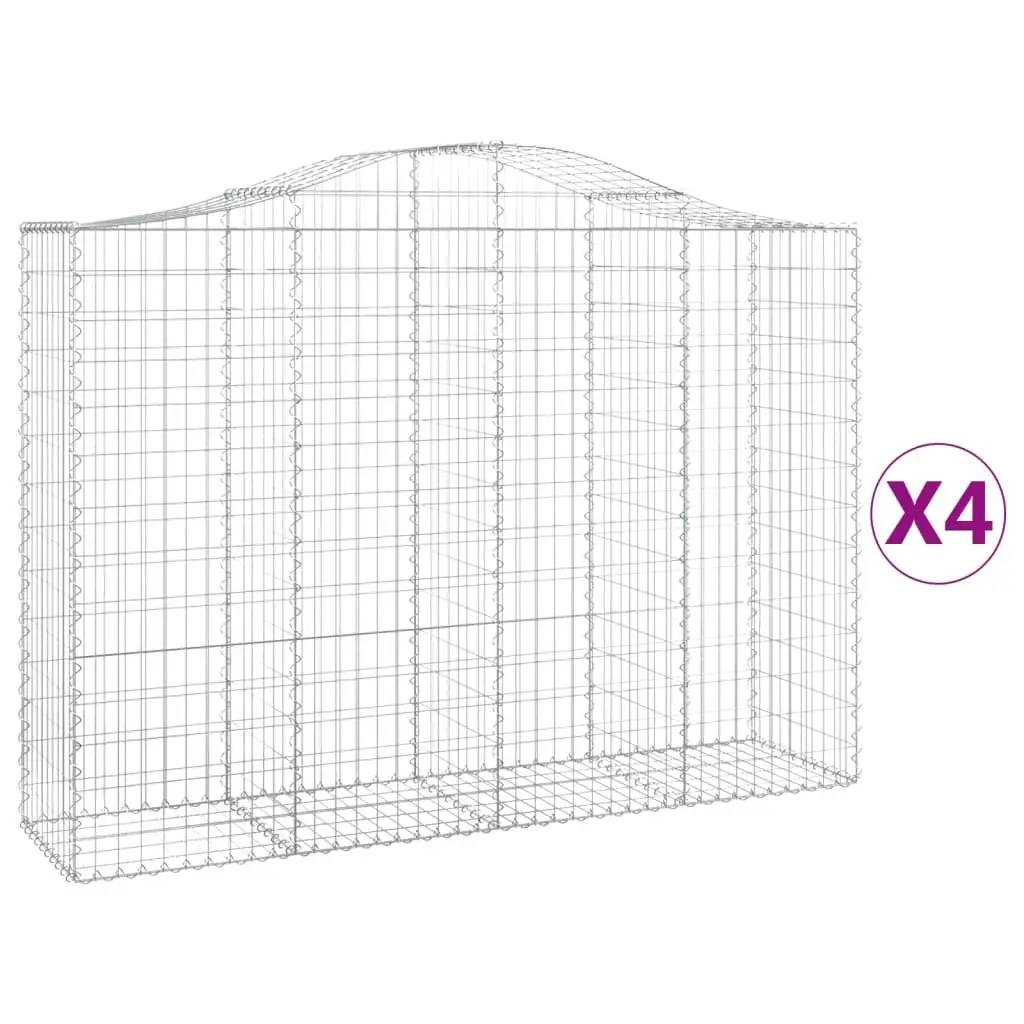 Arched Gabion Baskets for Outdoor Spaces
