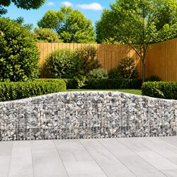 Durable Arched Gabion Baskets Set for Garden Barriers