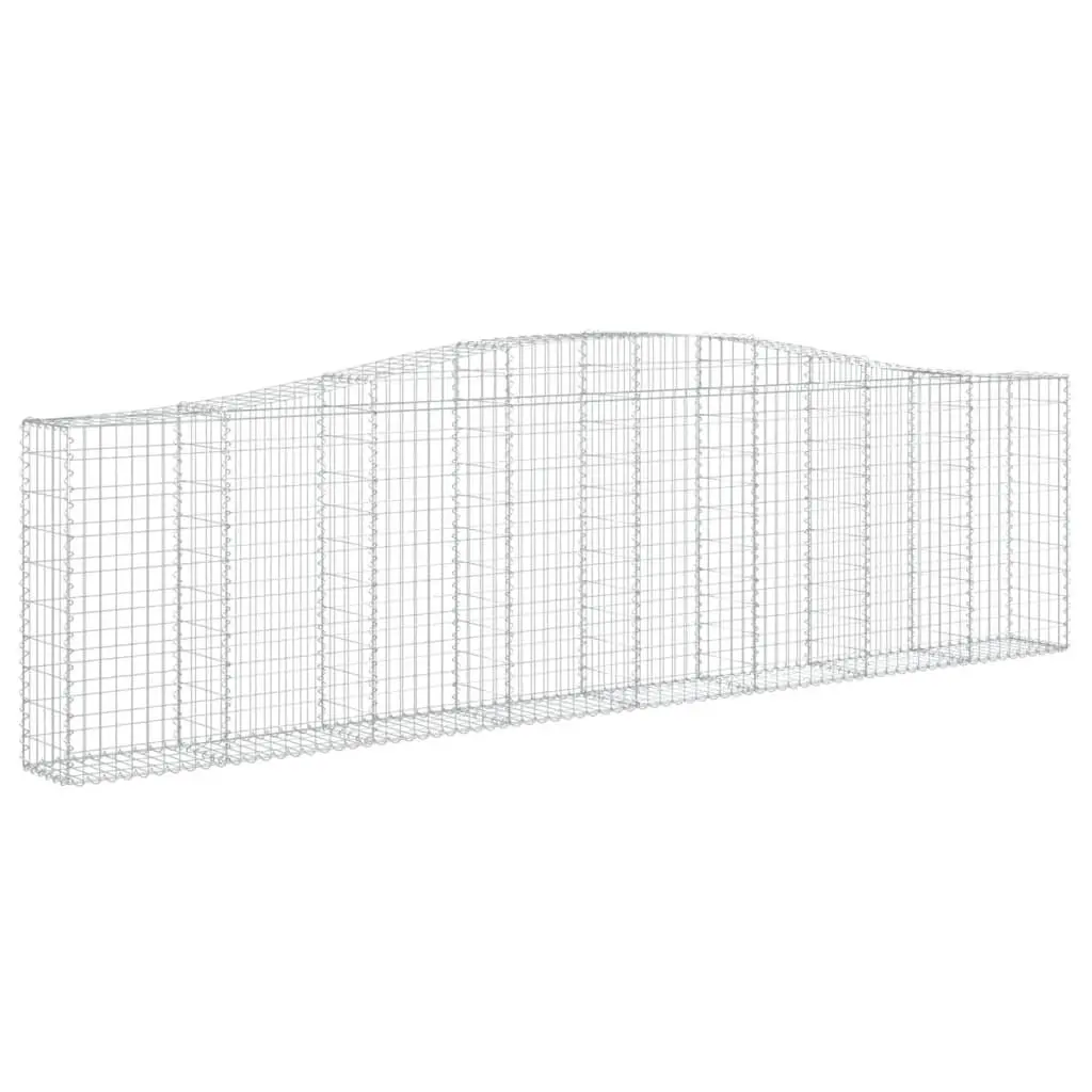 Decorative Arched Gabion Baskets 2 pcs for Garden Use