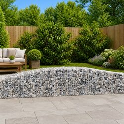 Premium Arched Gabion Baskets Set for Garden Walls