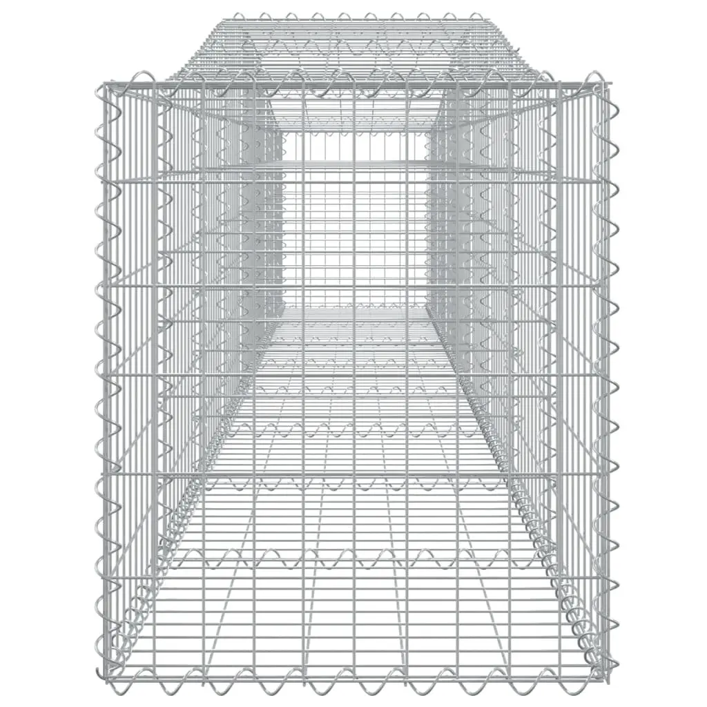 Arched Gabion Baskets 2pc Outdoor Wall Kit