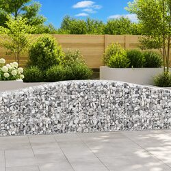 Decorative Arched Gabion Baskets - Set of 3