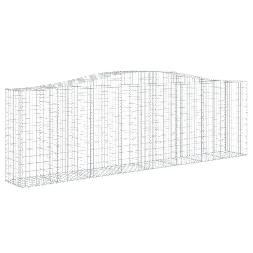 Arched Gabion Baskets for Garden Barriers