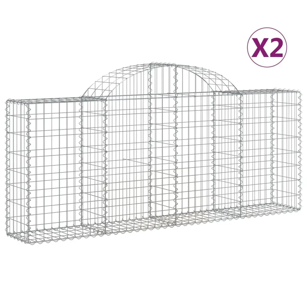 Arched Gabion Baskets for Decorative Gardens
