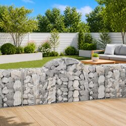 Durable Arched Gabion Baskets Set for Outdoor Spaces