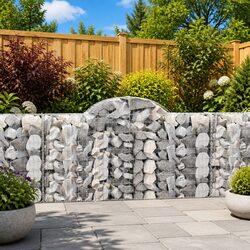 Durable Arched Gabion Baskets for Outdoor Use