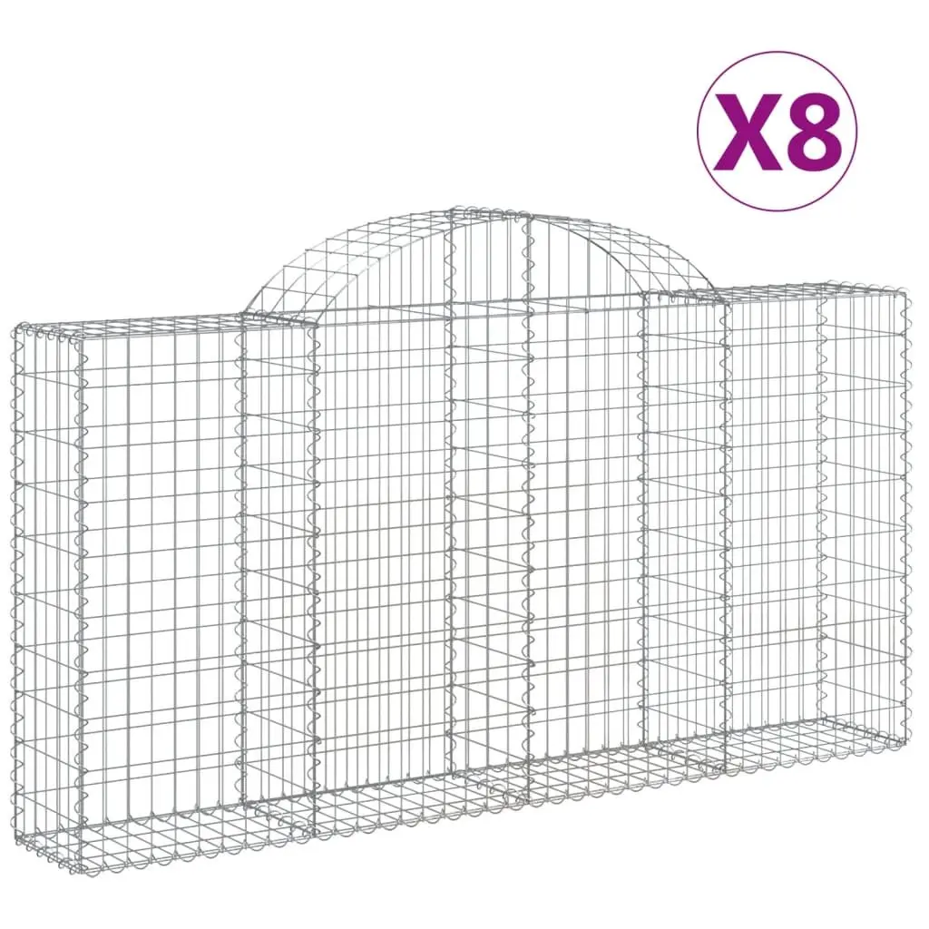 Arched Gabion Baskets for Outdoor Use