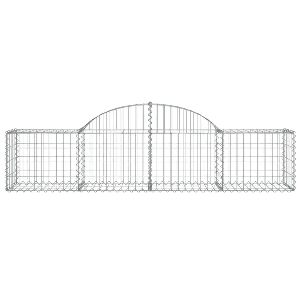 Arched Gabion Baskets for Outdoor Decor 2 pcs