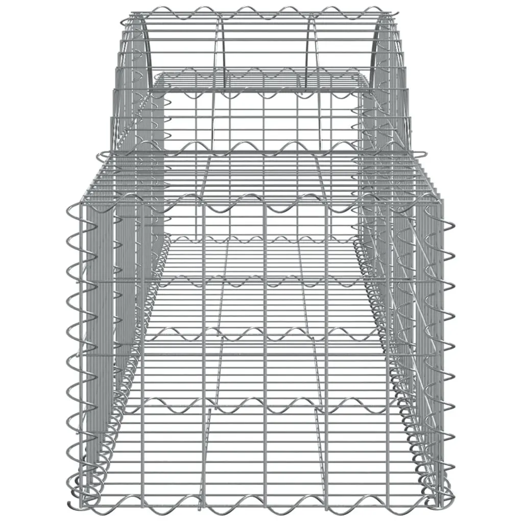 Arched Gabion Baskets for Outdoor Decor 2 pcs