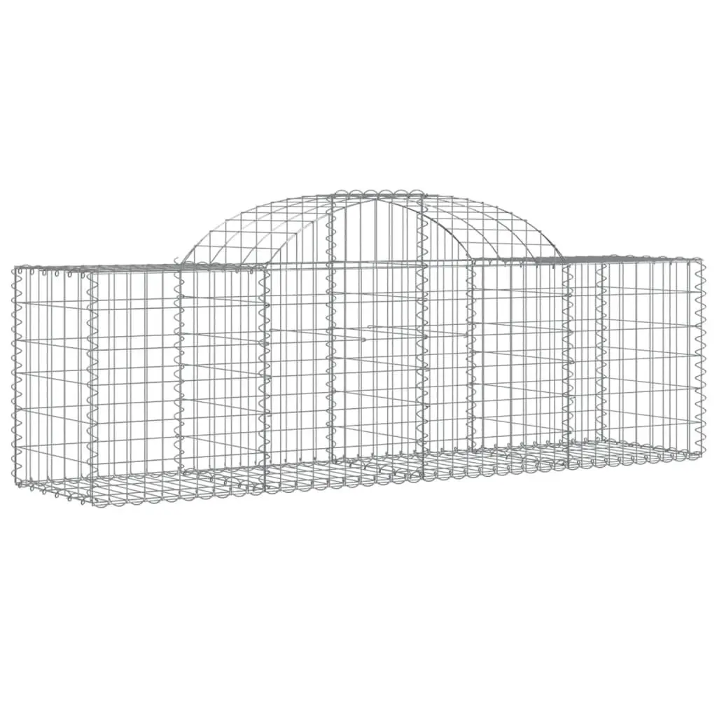 Arched Gabion Baskets for Garden Barrier