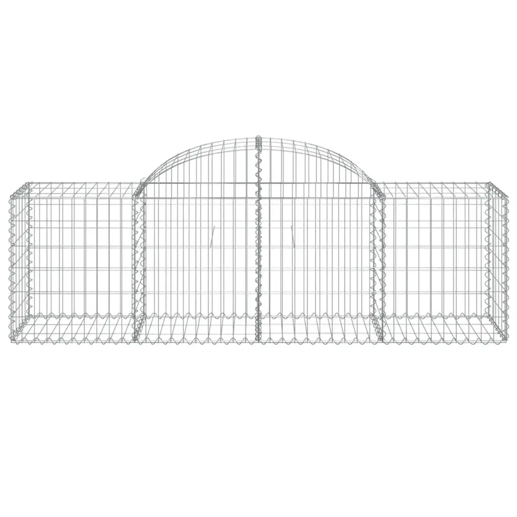 Arched Gabion Baskets for Garden Barrier