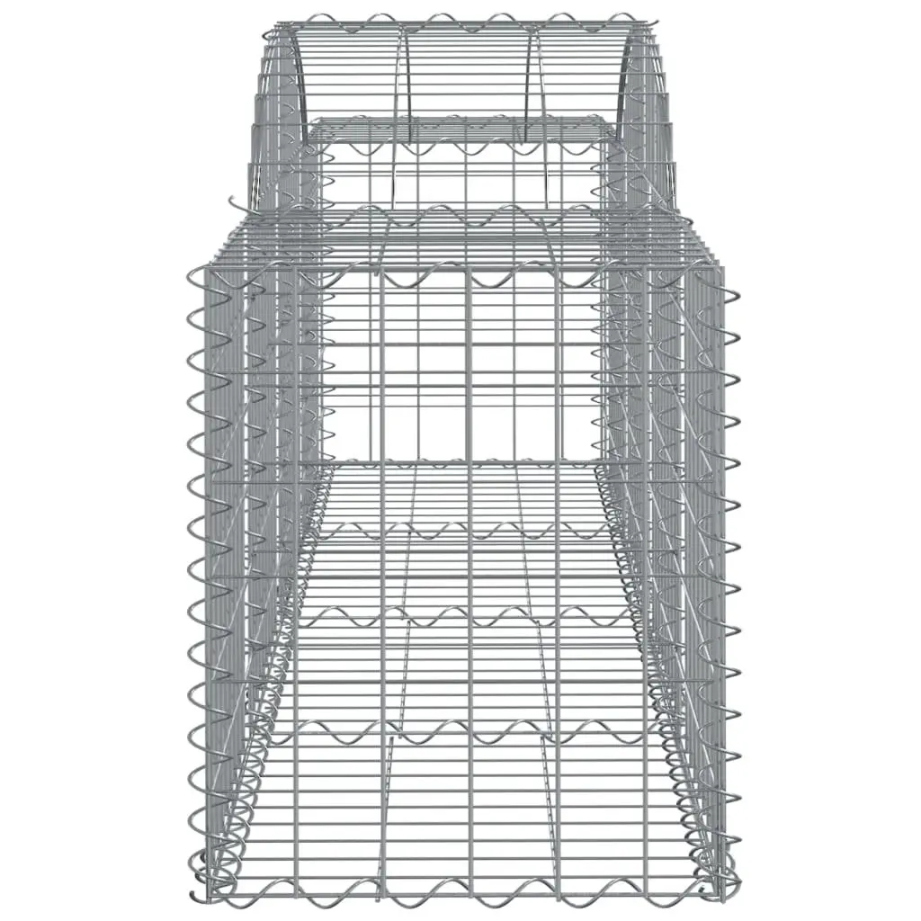 Arched Gabion Baskets for Garden Barrier