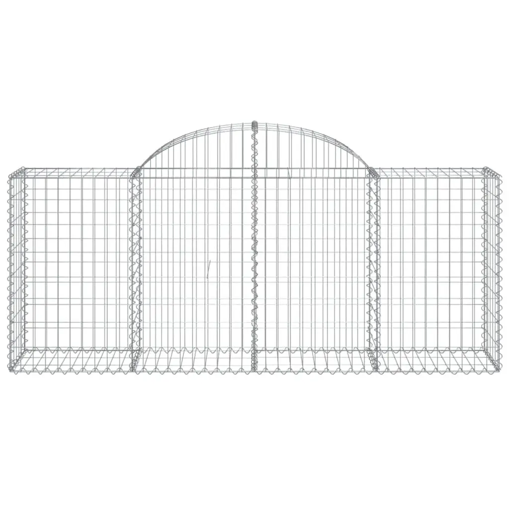 Arched Gabion Baskets for Garden Barriers