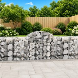 Premium Arched Gabion Baskets Set of 4 for Outdoor Use