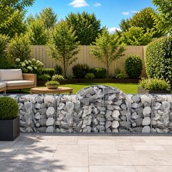 High-Quality Arched Gabion Baskets 5 pcs for Your Garden