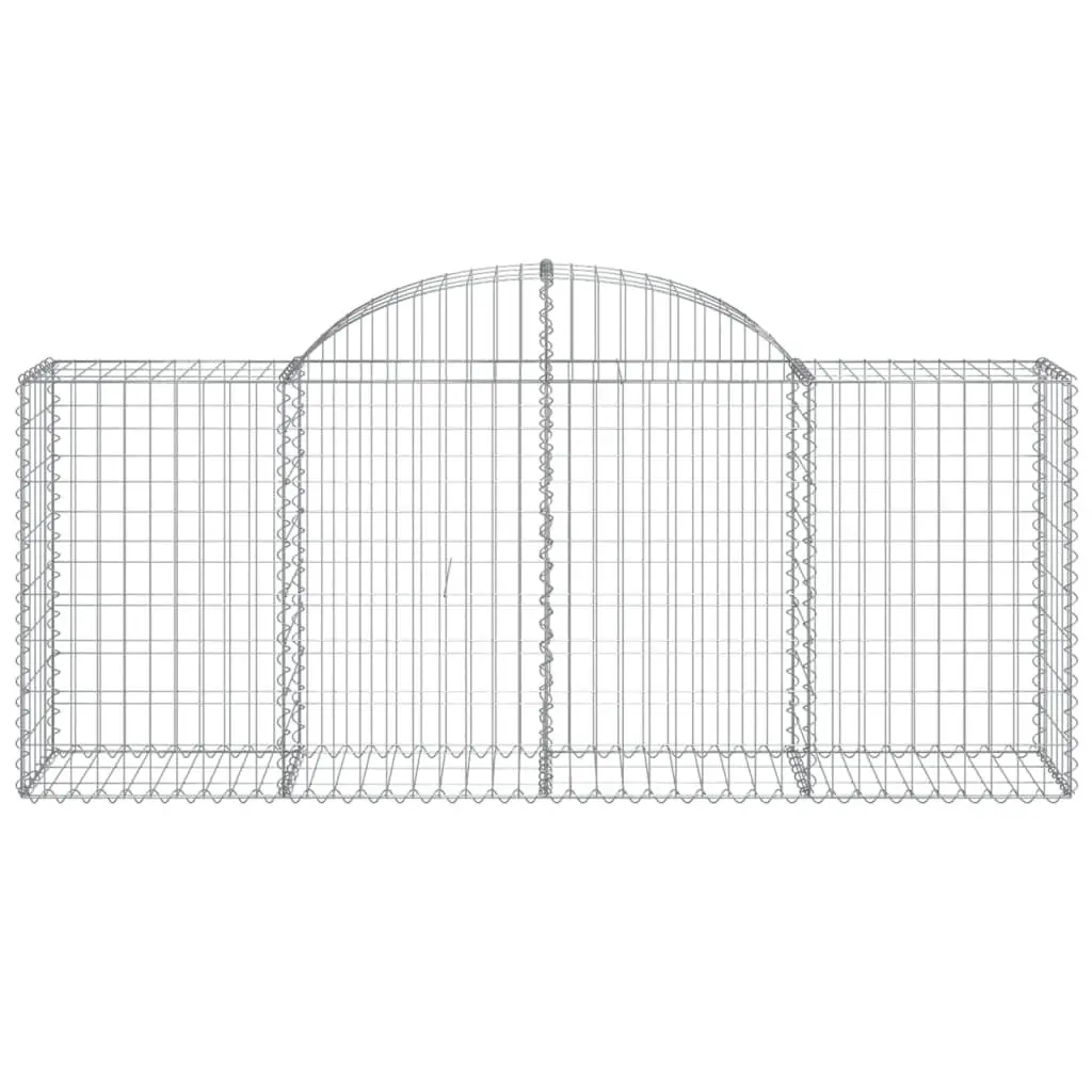 7-Piece Arched Gabion Baskets for Garden Walls
