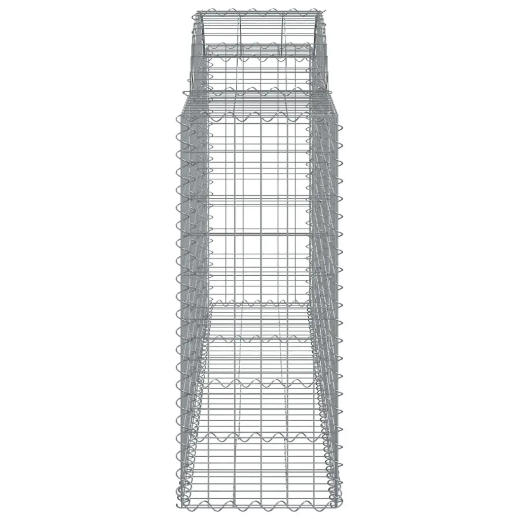 Arched Gabion Baskets 5 pcs for Outdoor Use