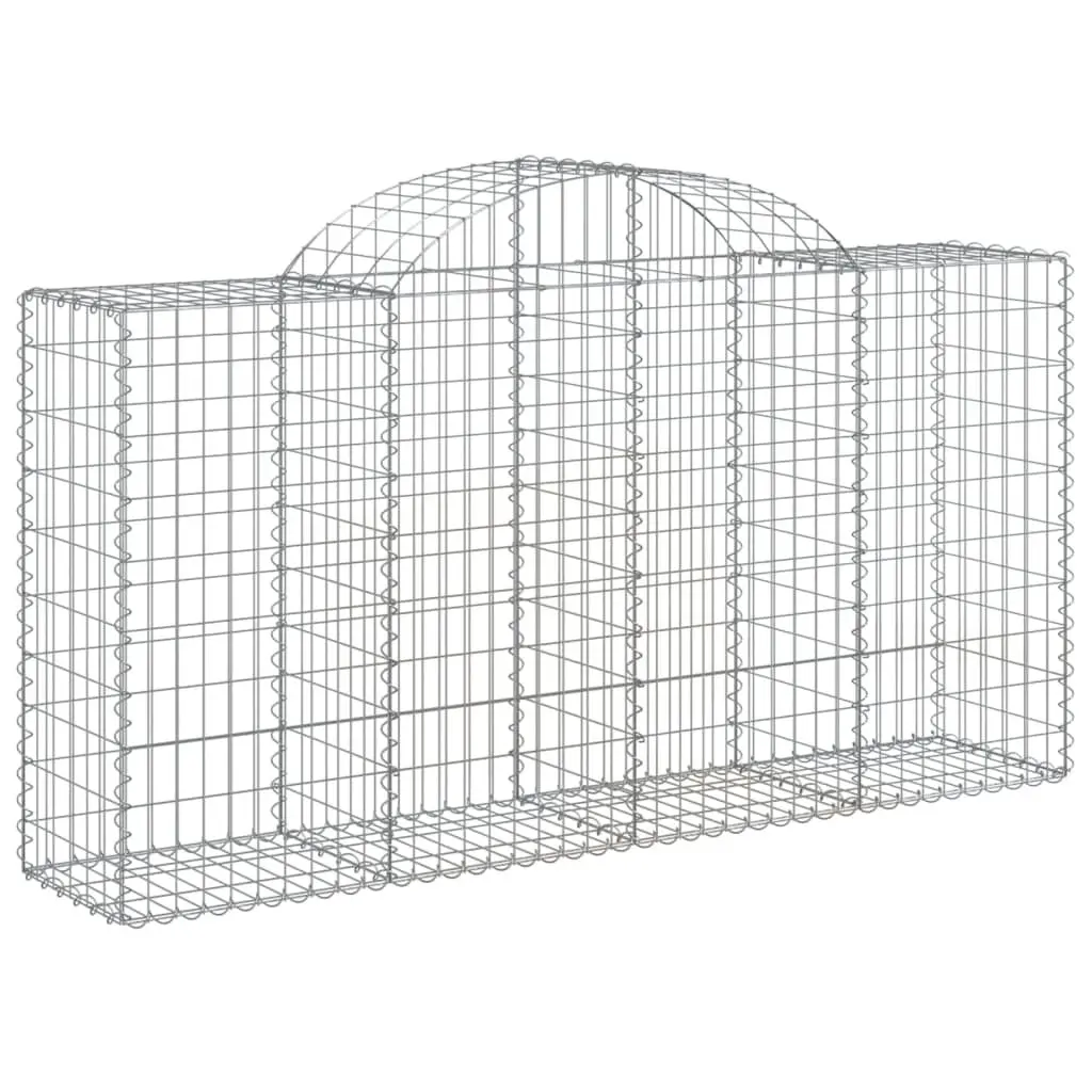Decorative Arched Gabion Baskets 9pcs for Garden Walls