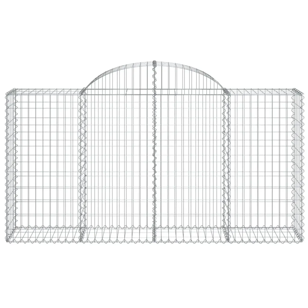 Decorative Arched Gabion Baskets 9pcs for Garden Walls