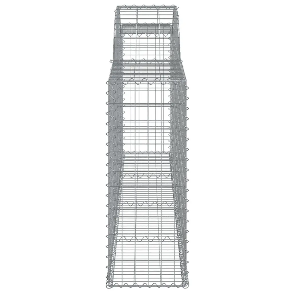 Arched Gabion Baskets 3pcs 300x30x80/100cm