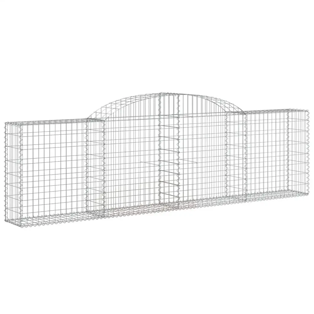 5-Piece Arched Gabion Baskets for Garden Barriers