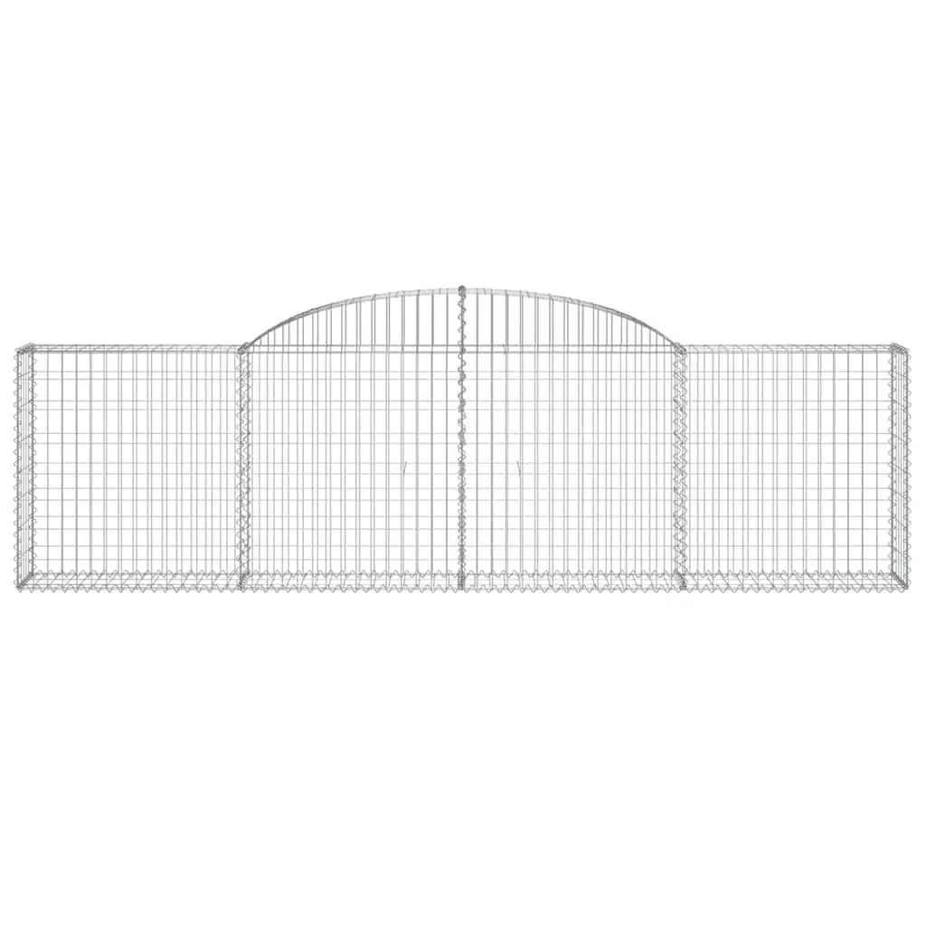 5-Piece Arched Gabion Baskets for Garden Barriers