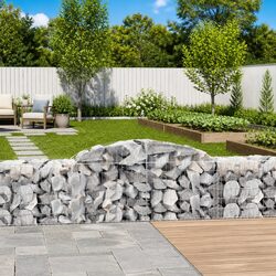 Sturdy Arched Gabion Baskets for Outdoor Structures