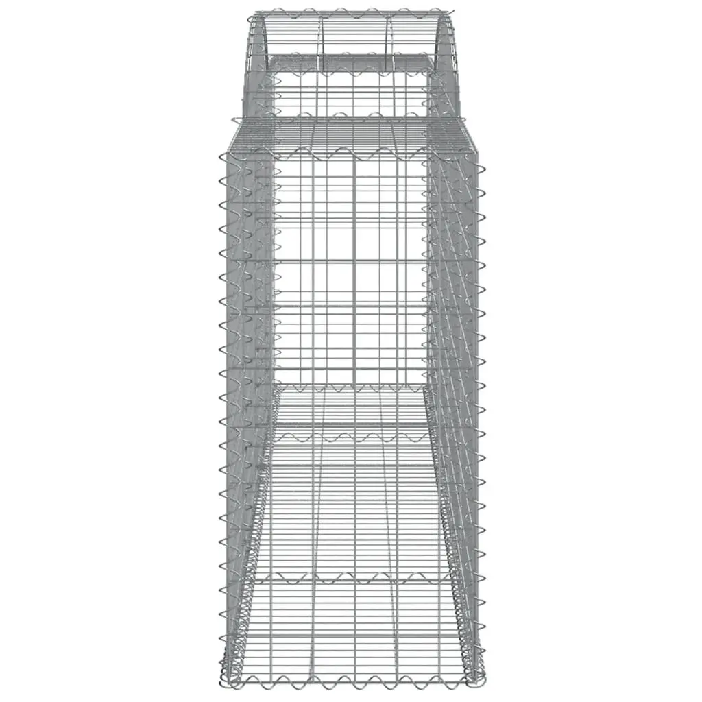 Arched Gabion Baskets 2 pcs 300x50x100/120 cm