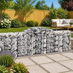 Durable Arched Gabion Baskets Set of 9 for Your Garden