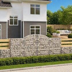 Durable Arched Gabion Baskets for Garden Barriers