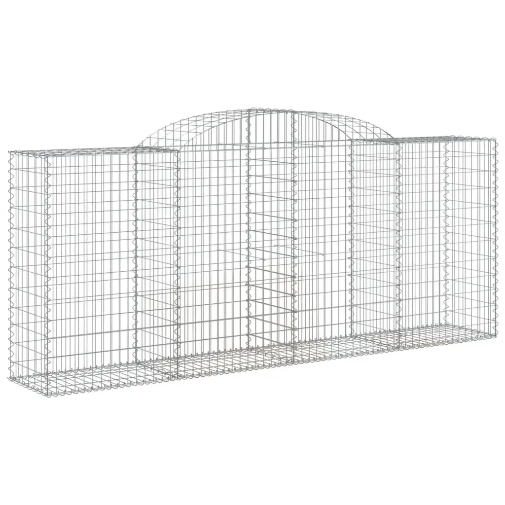 Arched Gabion Baskets for Garden Barriers