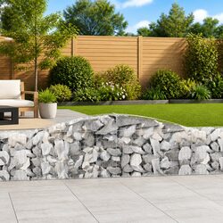 Premium Arched Gabion Baskets 2 pcs 400x30x60/80 cm