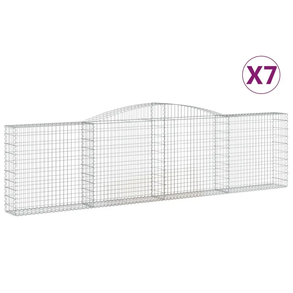Arched Gabion Baskets Set for Outdoor Spaces