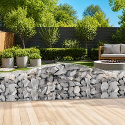 Decorative Arched Gabion Baskets for Garden Barriers