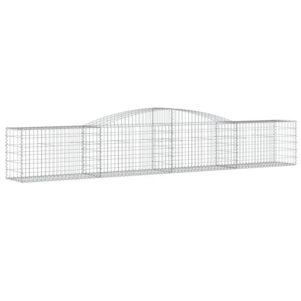 Arched Gabion Baskets for Garden Barriers
