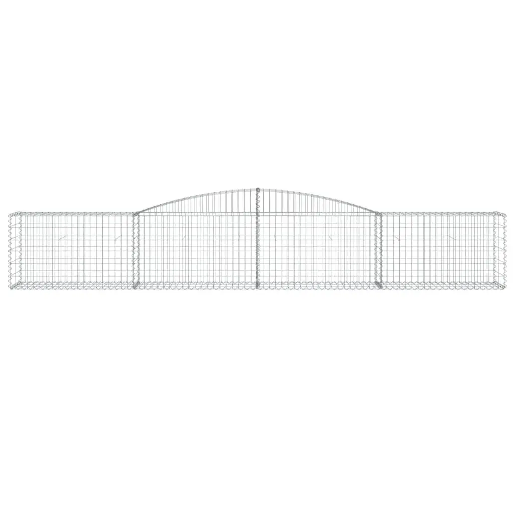 Arched Gabion Baskets for Garden Barriers