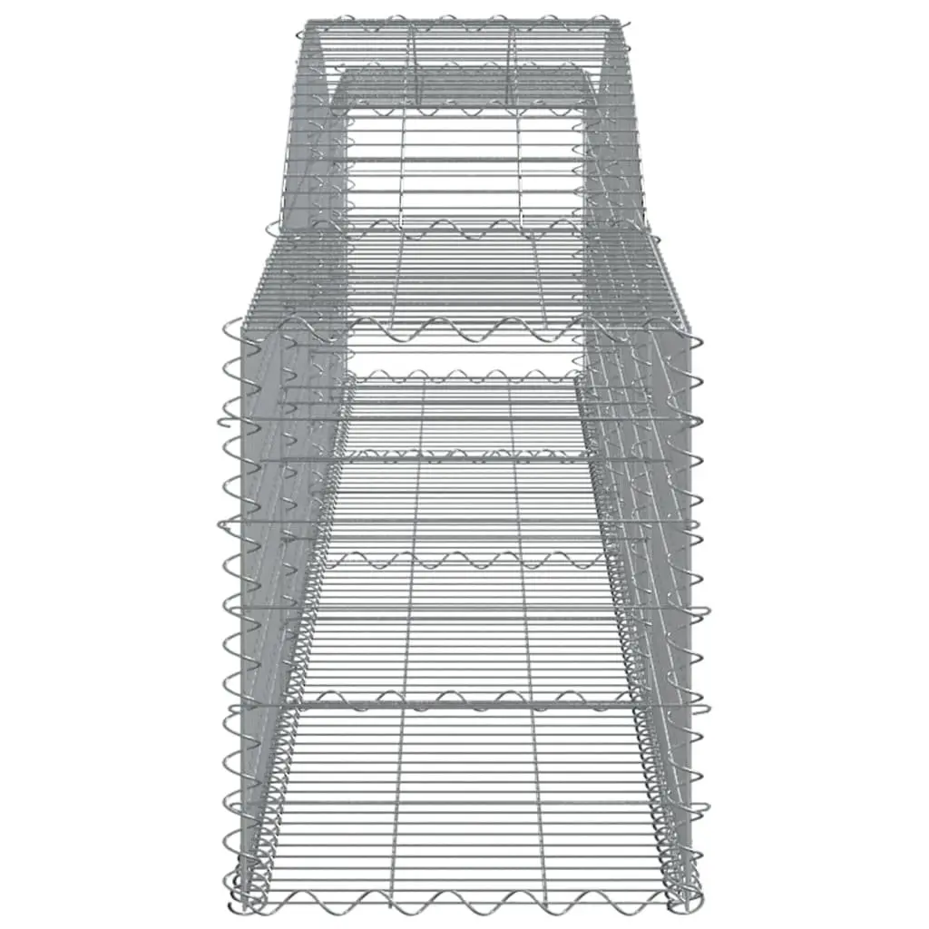 Arched Gabion Baskets for Garden Barriers