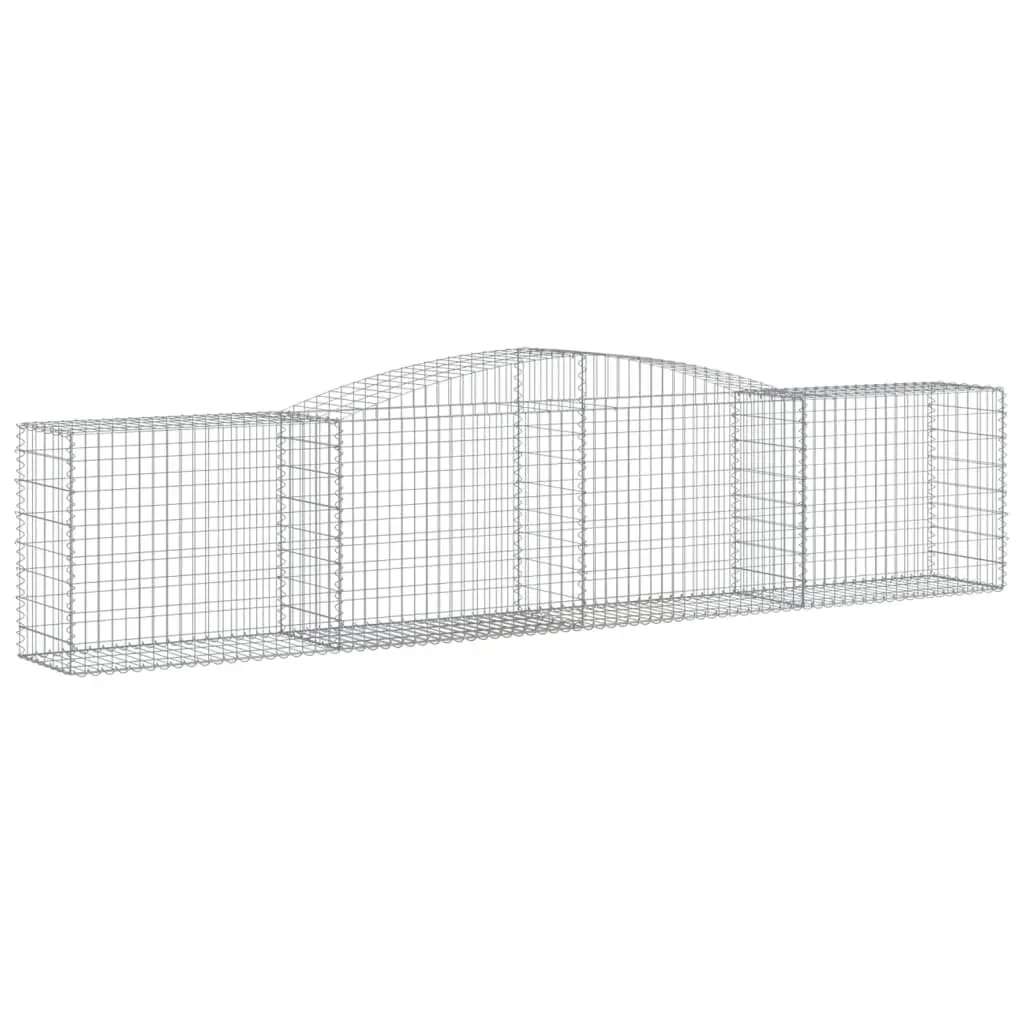 Arched Gabion Baskets for Garden Barriers
