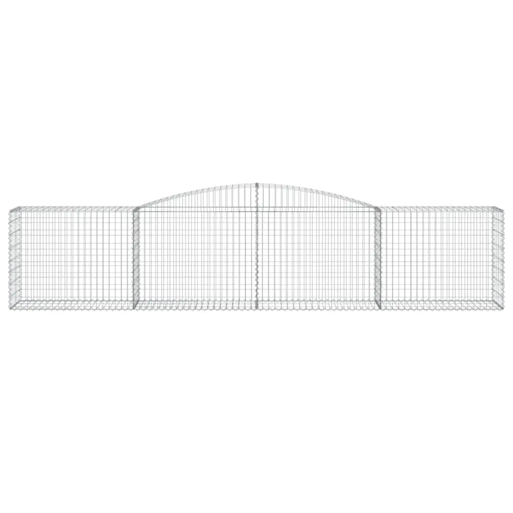 Arched Gabion Baskets for Garden Barriers