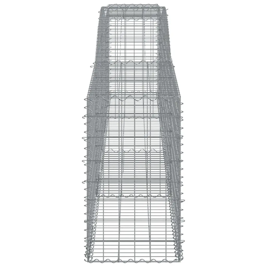 Arched Gabion Baskets for Garden Barriers