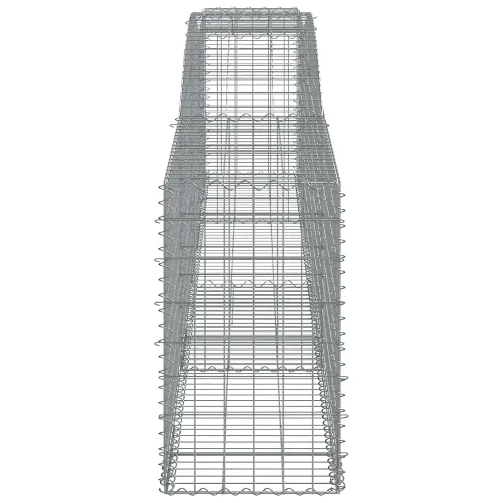 Arched Gabion Baskets for Garden Barriers