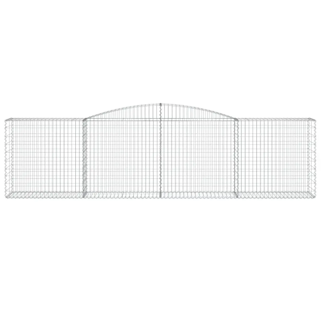 Arched Gabion Baskets for Garden Barriers