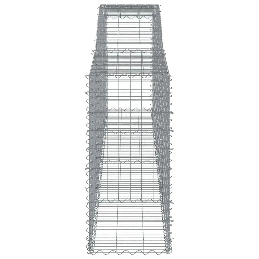 Arched Gabion Baskets for Garden Barriers