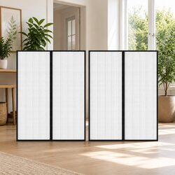 High-Quality Insect Door Curtains with Magnet Blocks, Black