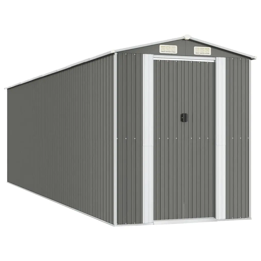 Galvanised Steel Garden Shed for Outdoor Tool Storage